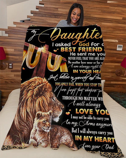 Special Gift For Your Daughter Blanket - From Dad (SKUNOEL-37)