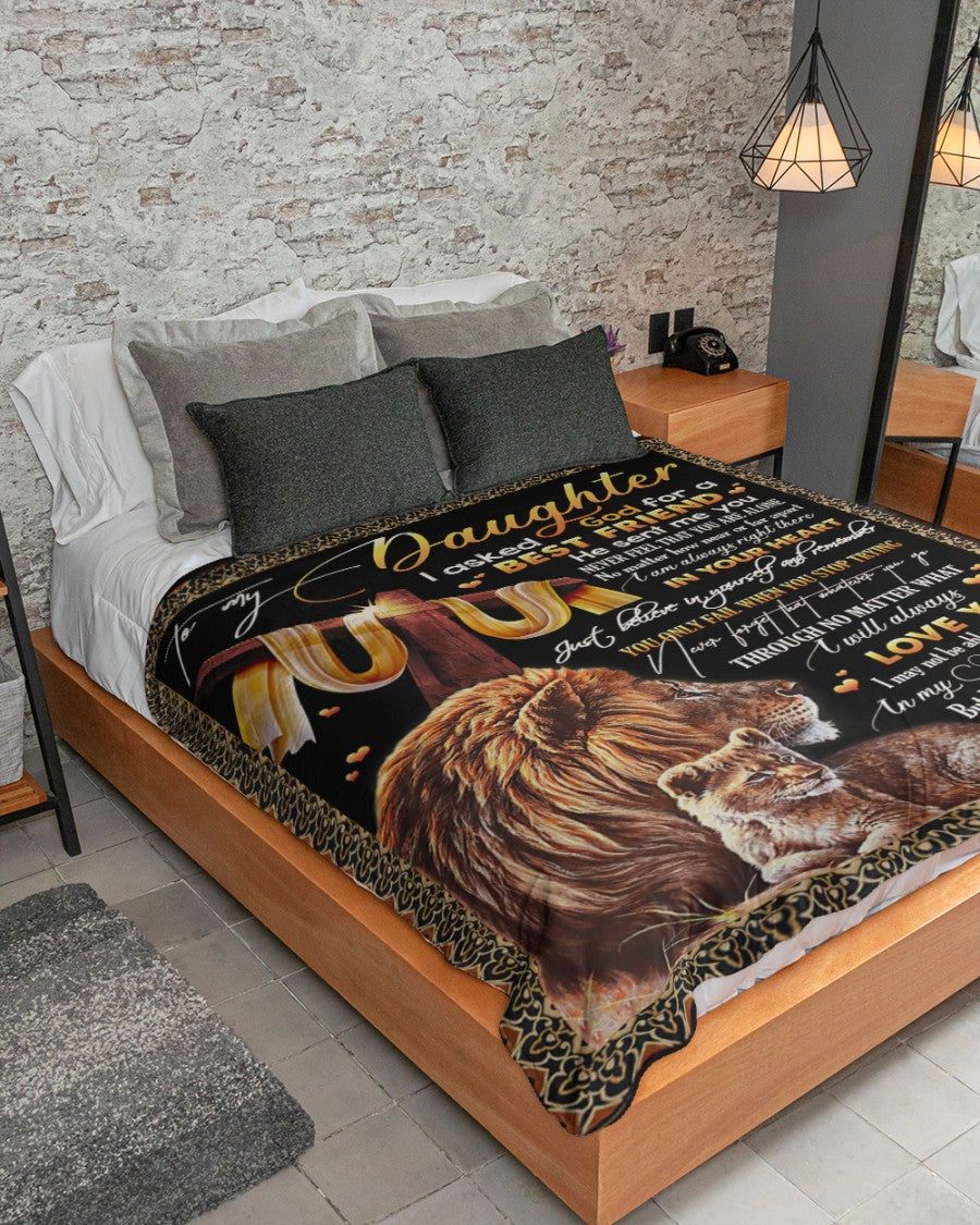 Special Gift For Your Daughter Blanket - From Dad (SKUNOEL-37)