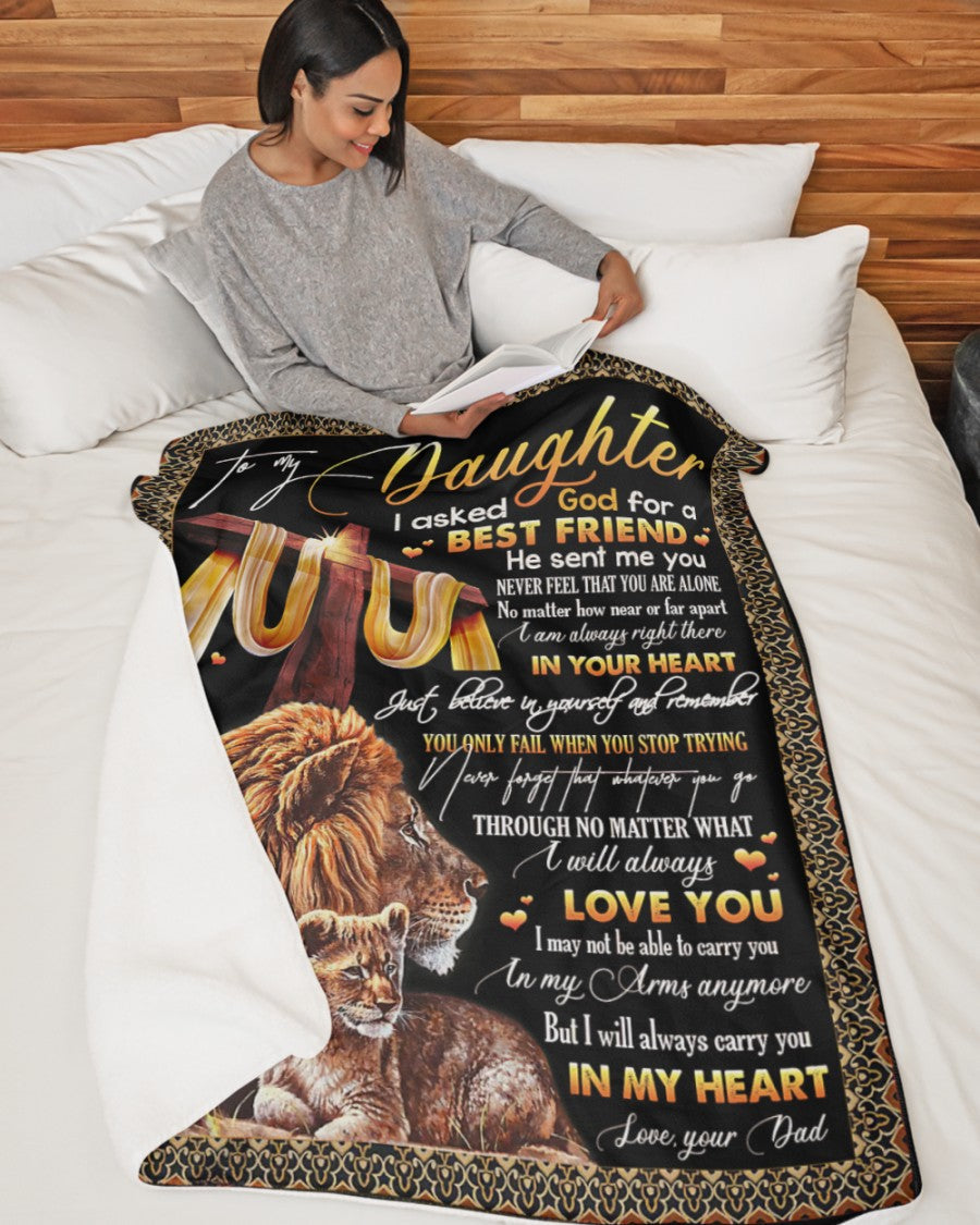 Special Gift For Your Daughter Blanket - From Dad (SKUNOEL-37)