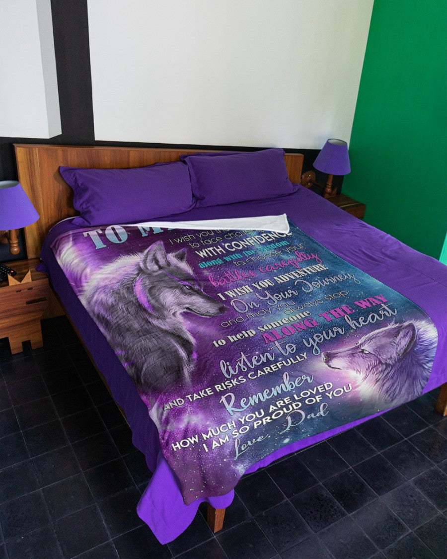 The Perfect Gift For Your Son Blanket - From Dad (SKUNOEL-103)