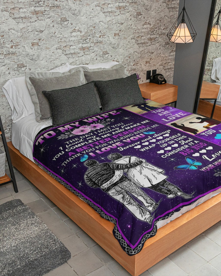 Special Gift For Your Wife Blanket - From Husband (SKUNOEL-105) FULL