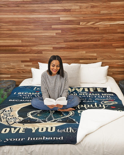 Special Gift For Your Wife Blanket - From Husband (SKUNOEL-100) FULL