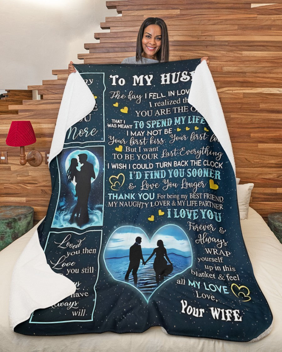 Special Gift For Your Husband Blanket - From Wife (SKUNOEL-113) FULL