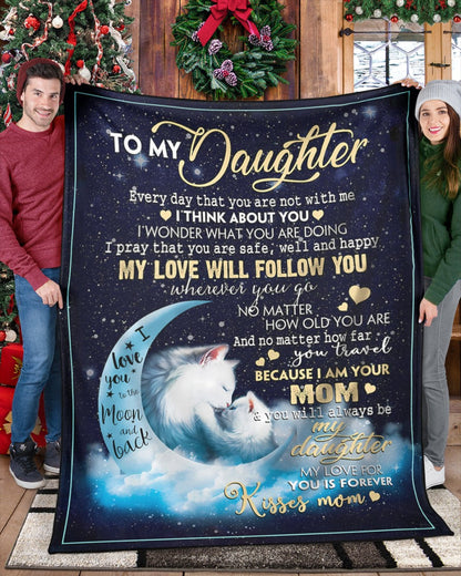 Special Gift For Your Daughter Blanket - From Mom (SKUNOEL-110)