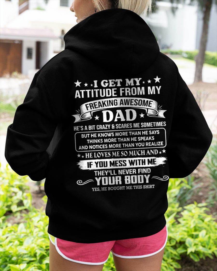 TOP00 - Freaking Awesome Dad - Birthday Gift From Dad / Man - (SKU2604-181-00)