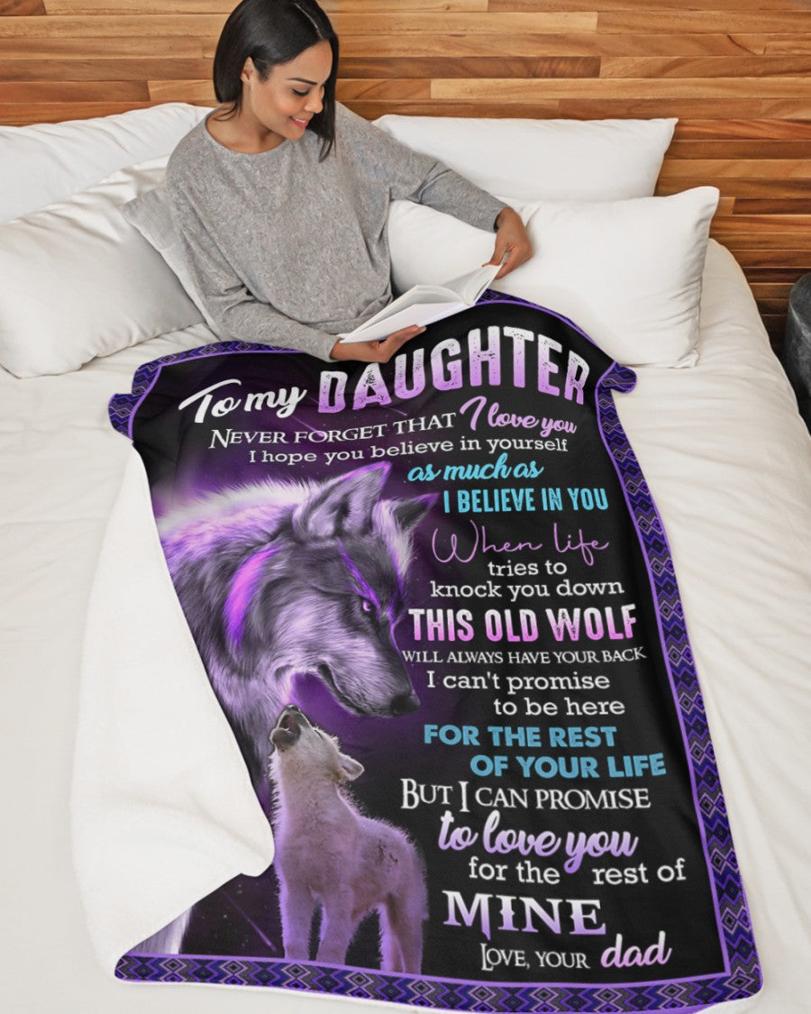 Special Gift For Your Daughter Blanket - From Dad (SKUNOEL-62)