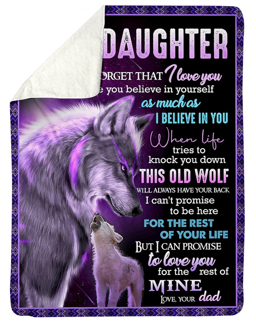 Special Gift For Your Daughter Blanket - From Dad (SKUNOEL-62)
