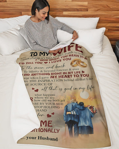 Special blanket for Wife - From Husband blanket (SKUNOEL-99)
