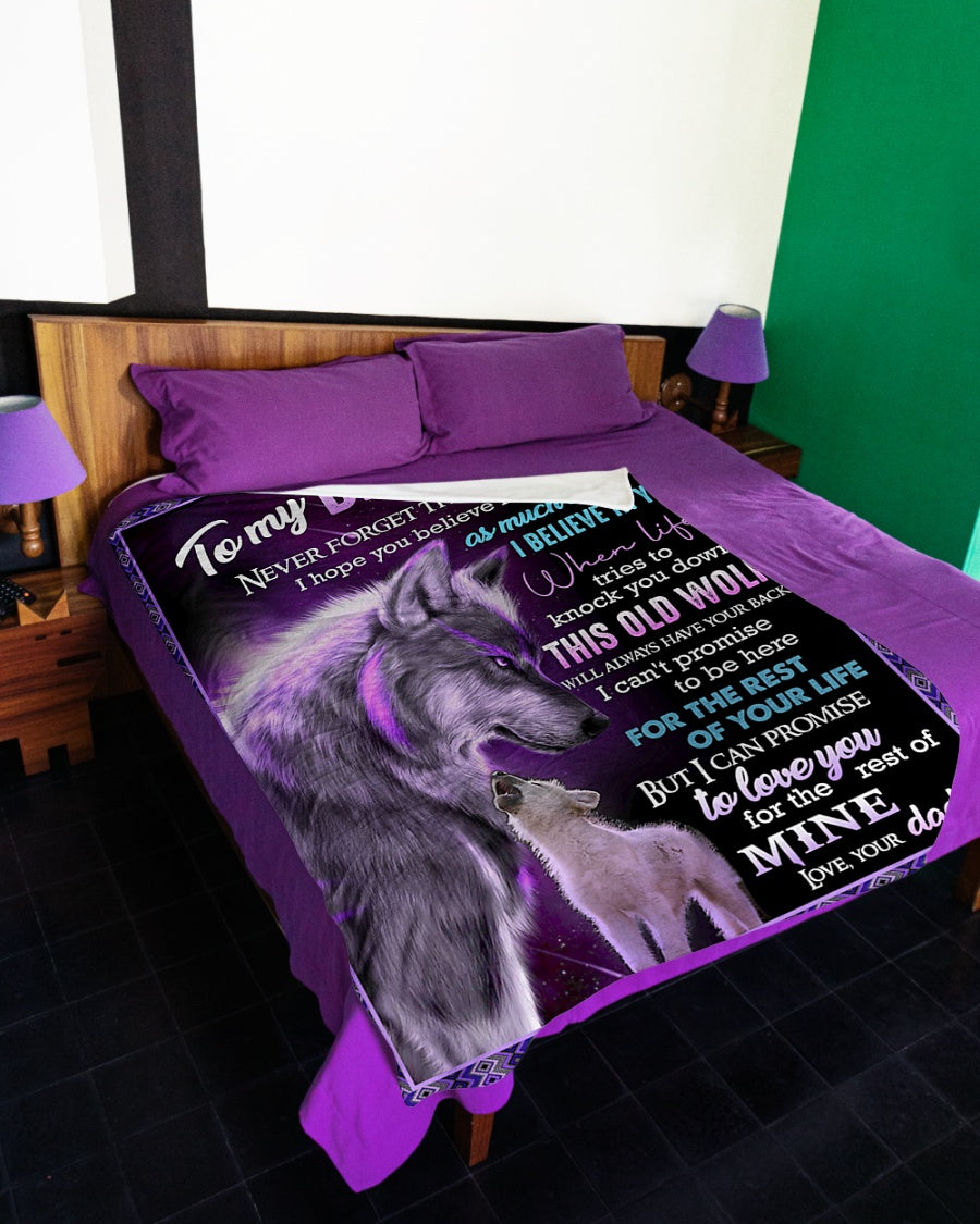 Special Gift For Your Daughter Blanket - From Dad (SKUNOEL-62)