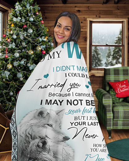 Special Gift For Your Wife Blanket - From Husband (SKUNOEL-98) FULL