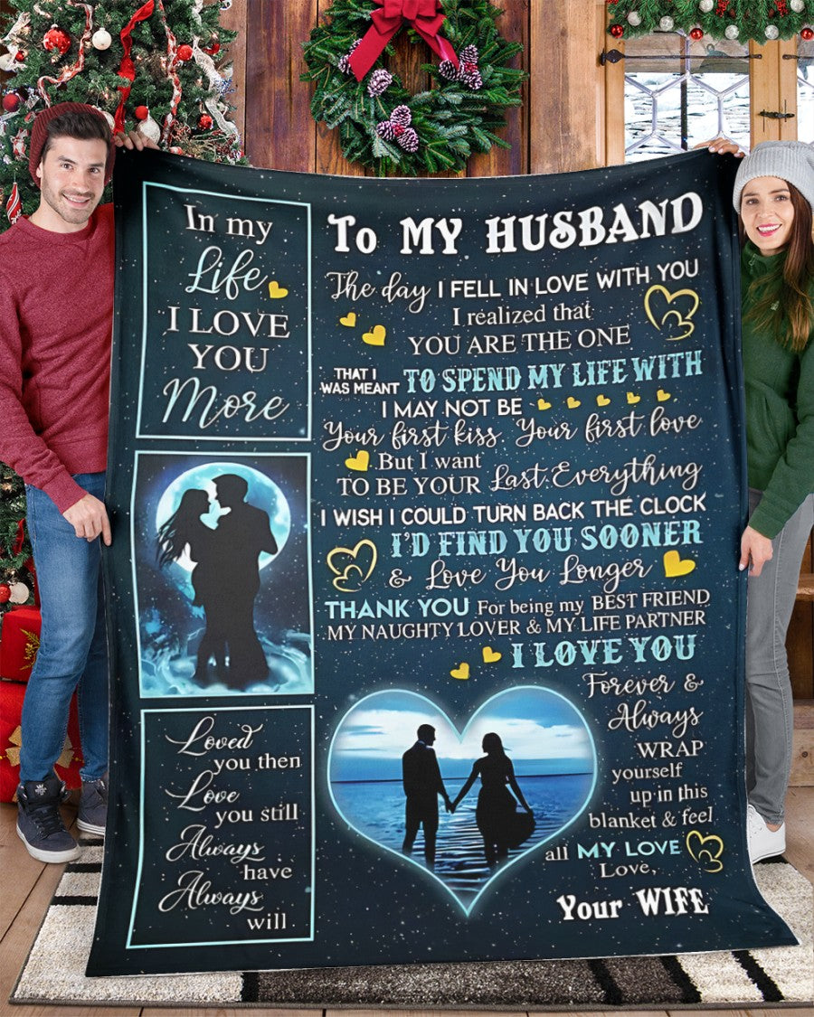 Special Gift For Your Husband Blanket - From Wife (SKUNOEL-113) FULL