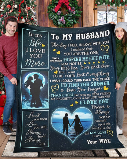 Special Gift For Your Husband Blanket - From Wife (SKUNOEL-113) FULL