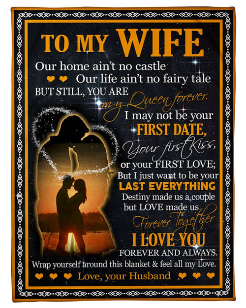 Husband to Wife - Personalized Blanket - Best Gift - To My Wife (SKUNOEL-67)