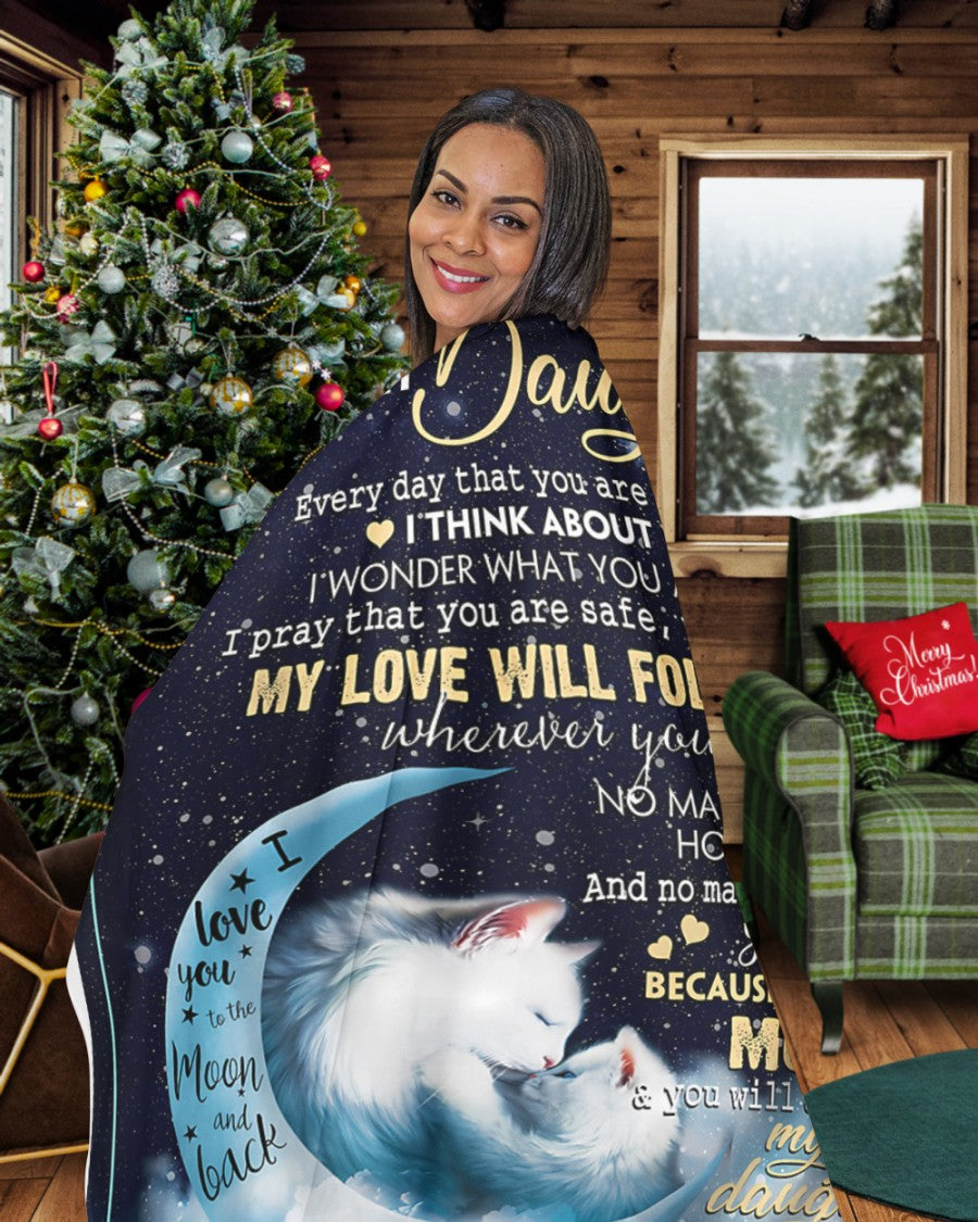 Special Gift For Your Daughter Blanket - From Mom (SKUNOEL-110)