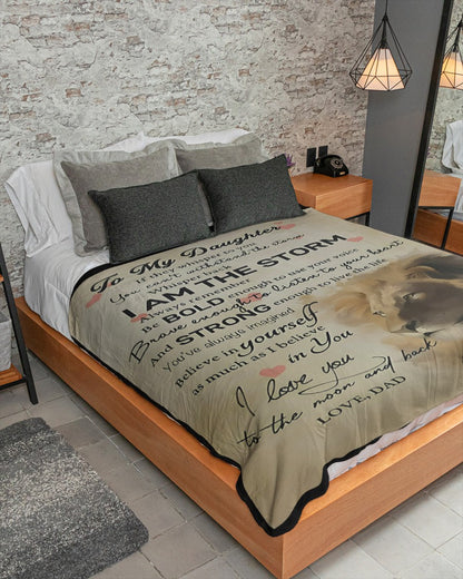 Special Gift For Your Daughter Blanket - From Dad (SKUNOEL-108)