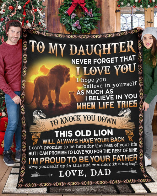 Special Gift For Your Daughter Blanket - From Dad (SKUNOEL-96)