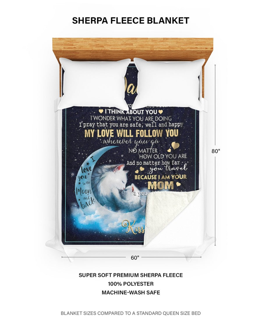 Special Gift For Your Daughter Blanket - From Mom (SKUNOEL-110)