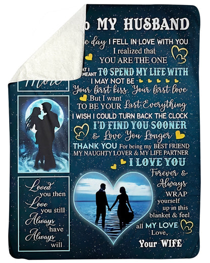 Special Gift For Your Husband Blanket - From Wife (SKUNOEL-113) FULL