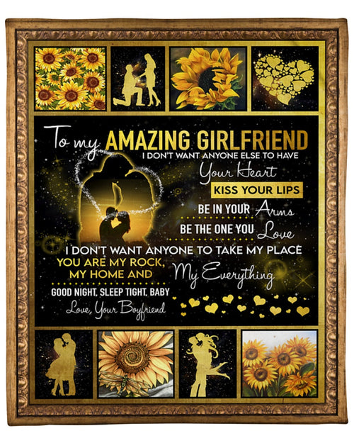 Special gift for girlfriend -  blanket - from boyfriend (SKUNOEL-54)