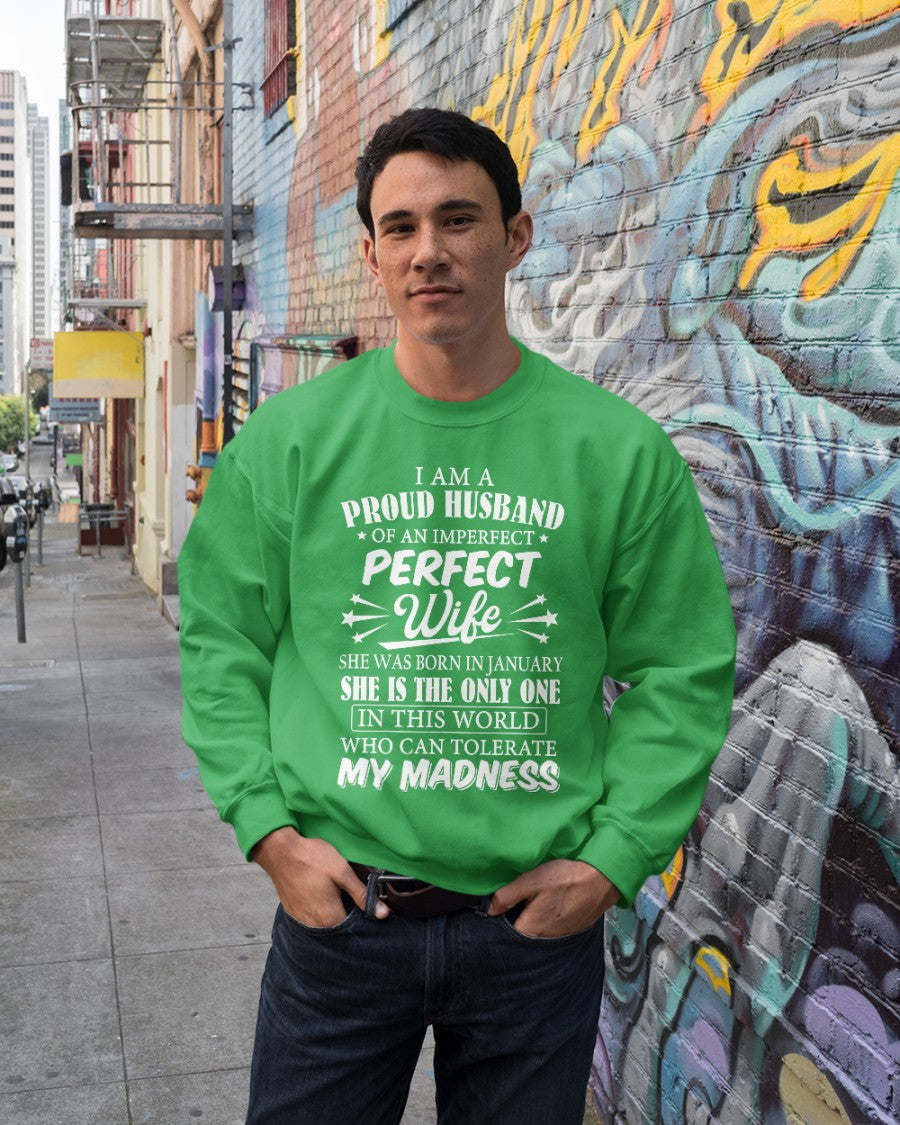 I AM A PROUD MAN OF AN IMPERFECT PERFECT WOMAN - BORN IN JANUARY - Vivian01 (SKU05-76-01)