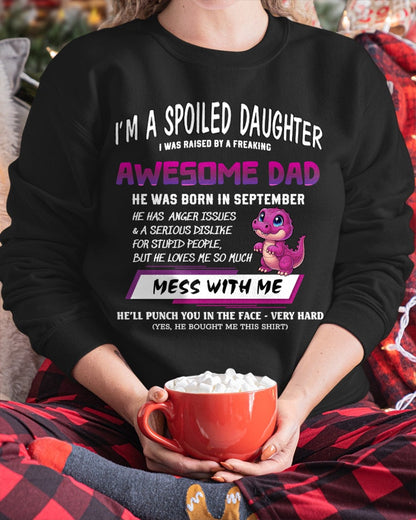 I'M A SPOILED DAUGHTER, I WAS RAISED BY A FREAKING AWESOME DAD - SEPTEMBER FROM MAN top09 (SKU-S2-09)