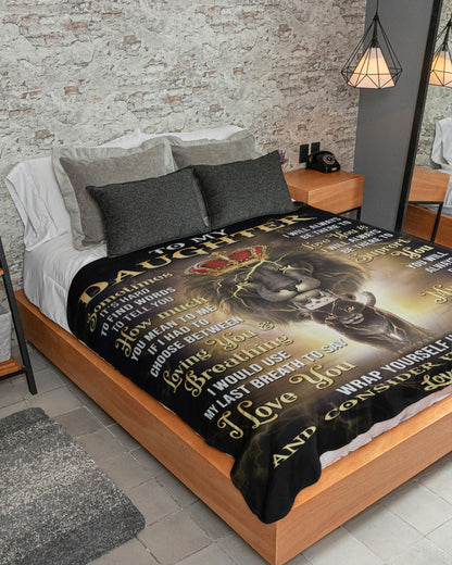 Special Gift For Your Daughter Blanket - From Dad (SKUNOEL-63)