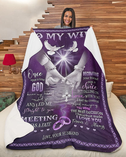 Special Gift For Your Wife Blanket - From Husband (SKUNOEL-101) FULL