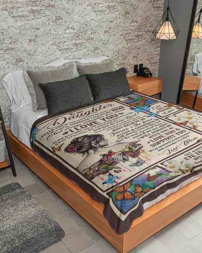 Special Gift For Your Daughter Blanket - From Mom