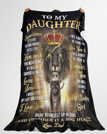 Special Gift For Your Daughter Blanket - From Dad (SKUNOEL-63)