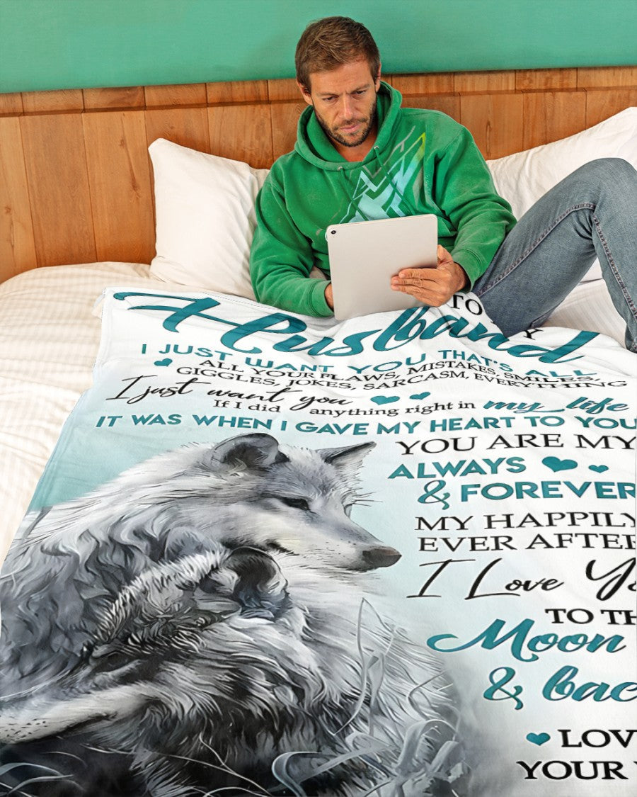 Special Gift For Your Husband Blanket - From Wife (SKUNOEL-107) FULL
