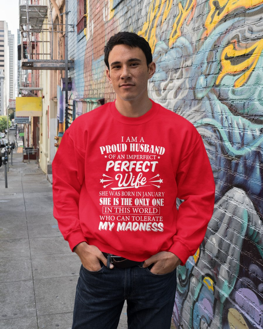 I AM A PROUD MAN OF AN IMPERFECT PERFECT WOMAN - BORN IN JANUARY - Vivian01 (SKU05-76-01)