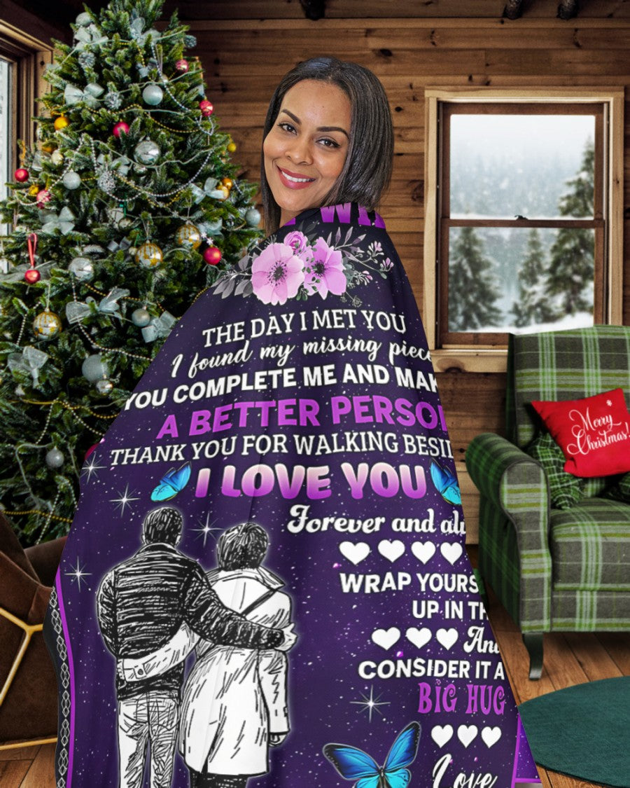 Special Gift For Your Wife Blanket - From Husband (SKUNOEL-105) FULL