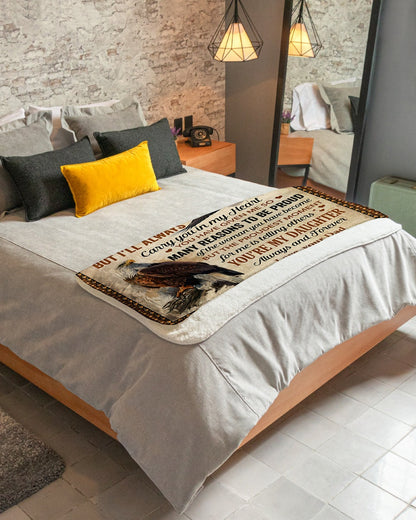 Special Gift For Your Daughter Blanket - From Dad (SKUNOEL-64)