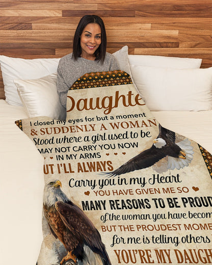 Special Gift For Your Daughter Blanket - From Dad (SKUNOEL-64)