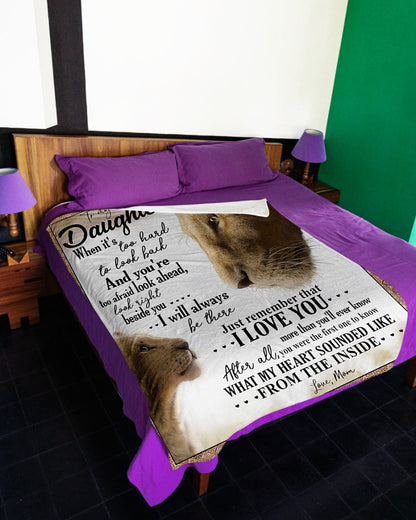 Special Gift For Your Daughter Blanket - From Mom