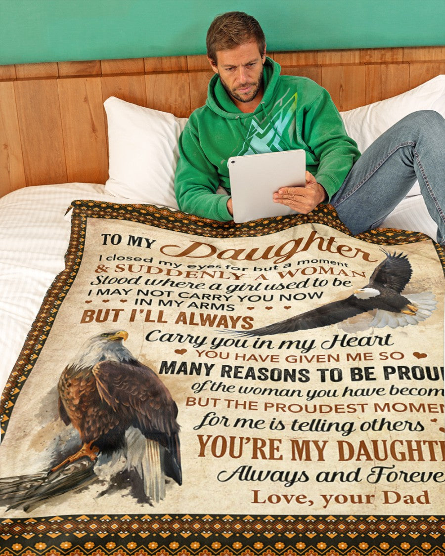 Special Gift For Your Daughter Blanket - From Dad (SKUNOEL-64)