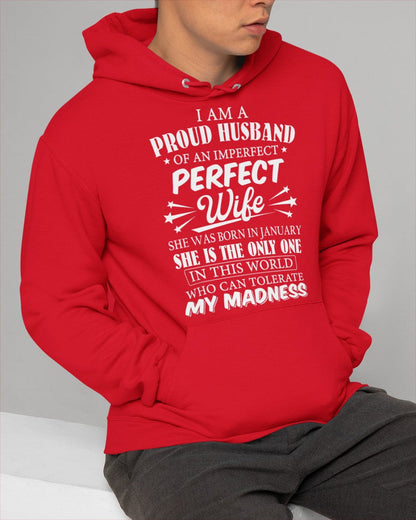 I AM A PROUD MAN OF AN IMPERFECT PERFECT WOMAN - BORN IN JANUARY - Vivian01 (SKU05-76-01)