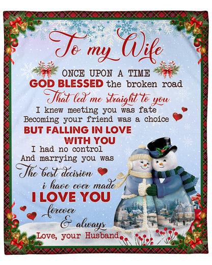 BLANKET FOR WIFE FROM HUSBAND – XMAS GIFT FULL (SKUNOEL-97)