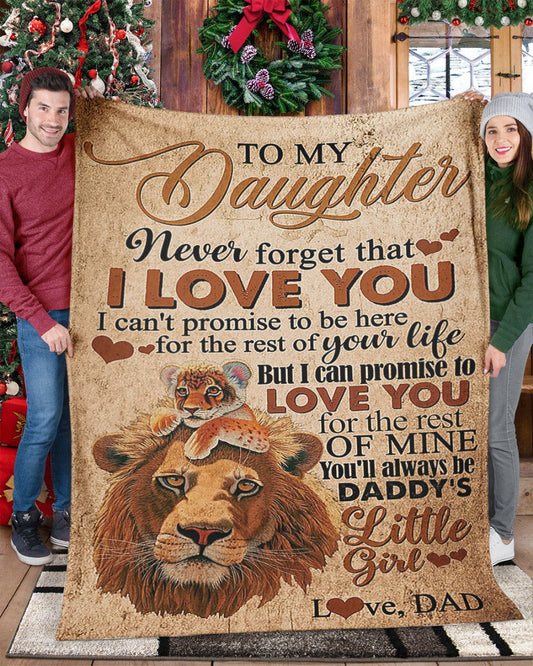 Special Gift For Your Daughter Blanket - From Dad (SKUNOEL-38)