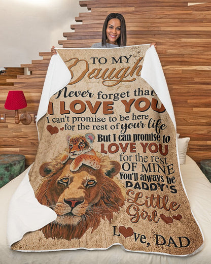 Special Gift For Your Daughter Blanket - From Dad (SKUNOEL-38)