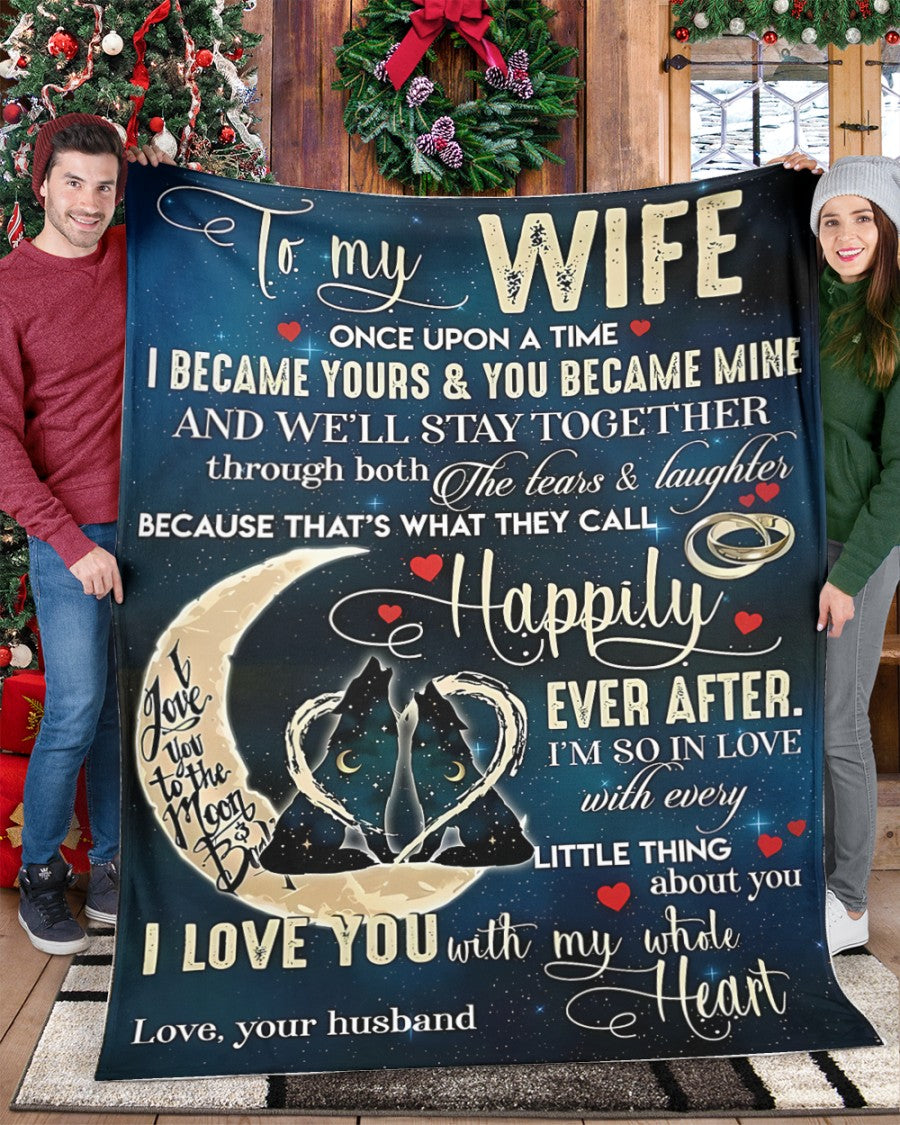 Special Gift For Your Wife Blanket - From Husband (SKUNOEL-100) FULL