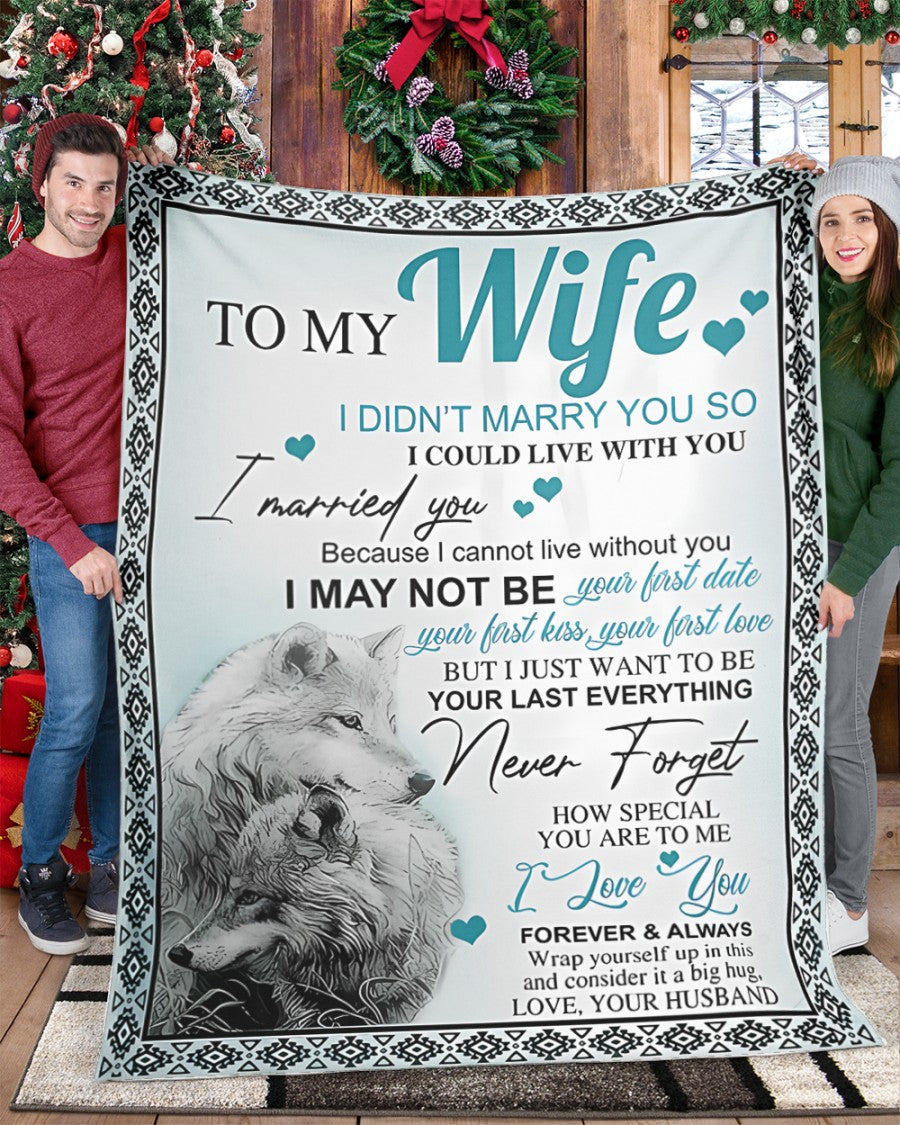 Special Gift For Your Wife Blanket - From Husband (SKUNOEL-98) FULL