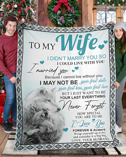 Special Gift For Your Wife Blanket - From Husband (SKUNOEL-98) FULL