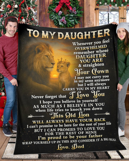 Special Gift For Your Daughter Blanket - From Dad (SKUNOEL-106)