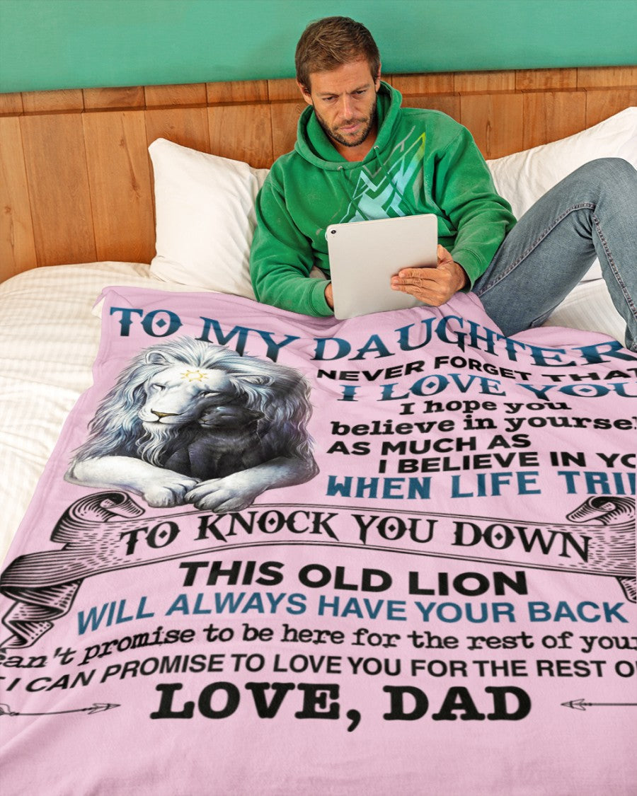 Special Gift For Your Daughter Blanket - From Dad (SKUNOEL-65)