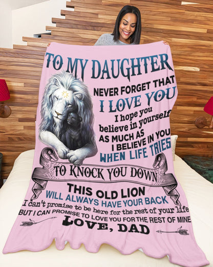Special Gift For Your Daughter Blanket - From Dad (SKUNOEL-65)