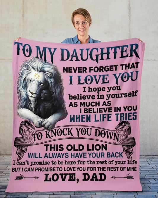 Special Gift For Your Daughter Blanket - From Dad (SKUNOEL-65)